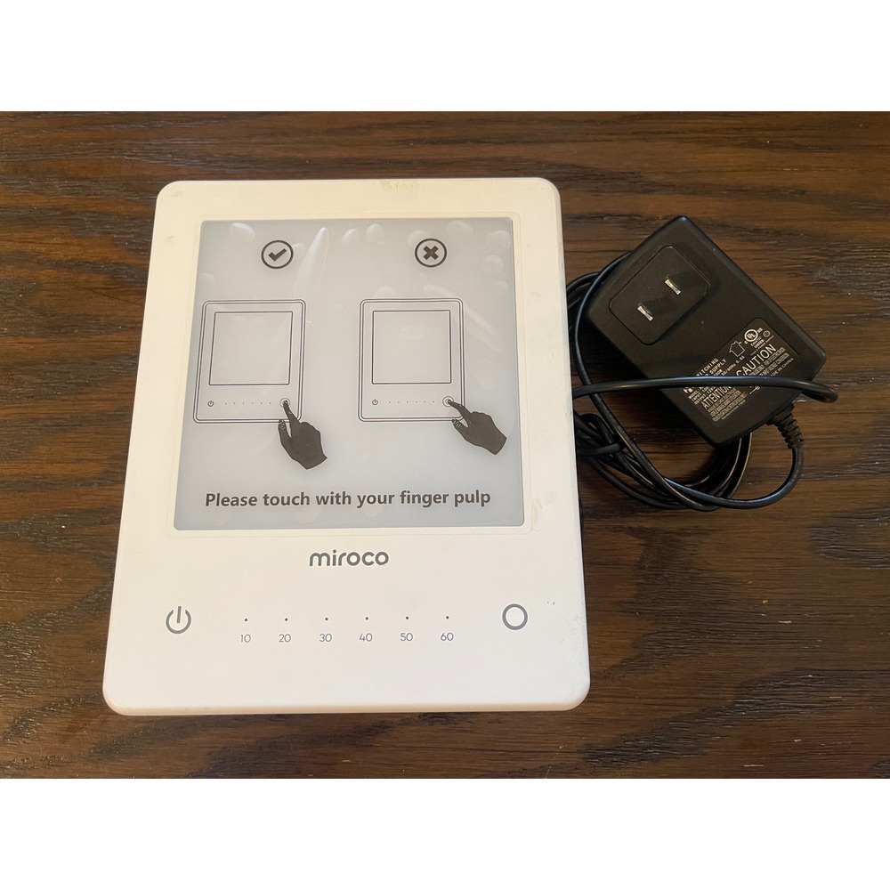 Miroco Light Therapy Lamp Unisex One Size White Excellent UV-Free LED 10000 Lux
